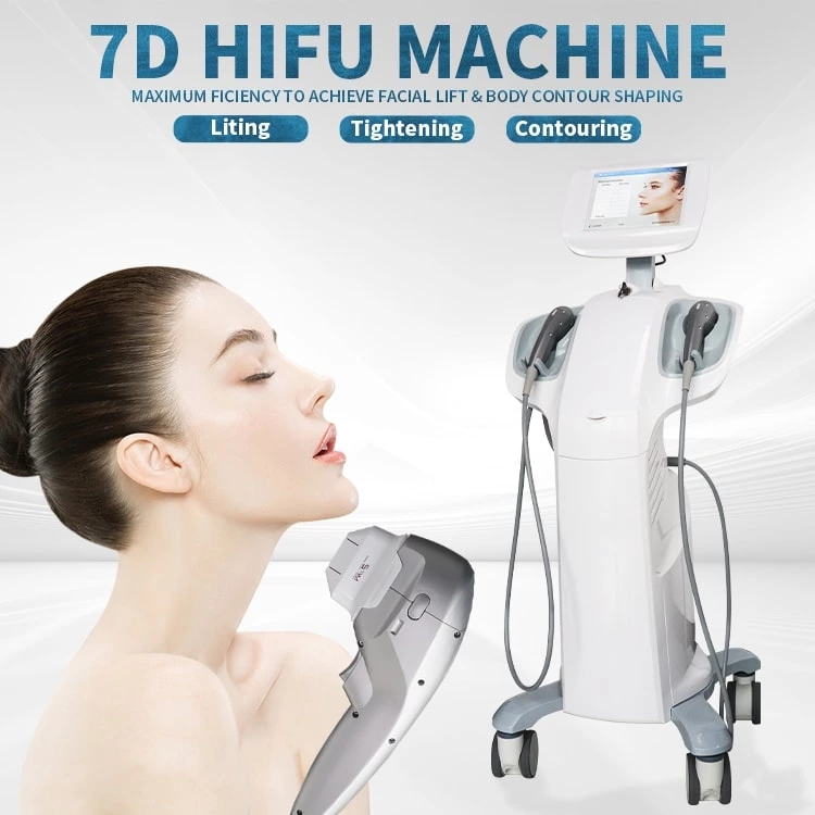 Vertical 7D Hifu Anti-aging Removal Wrinkle Beauty Machine