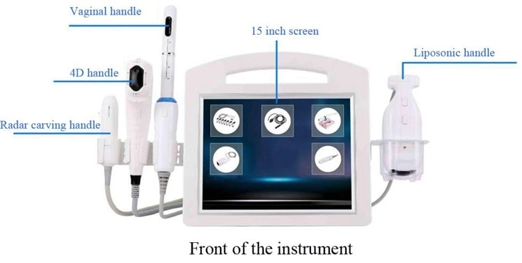 Portable 4D hifu Multifunctional Machine for Face body virgin use