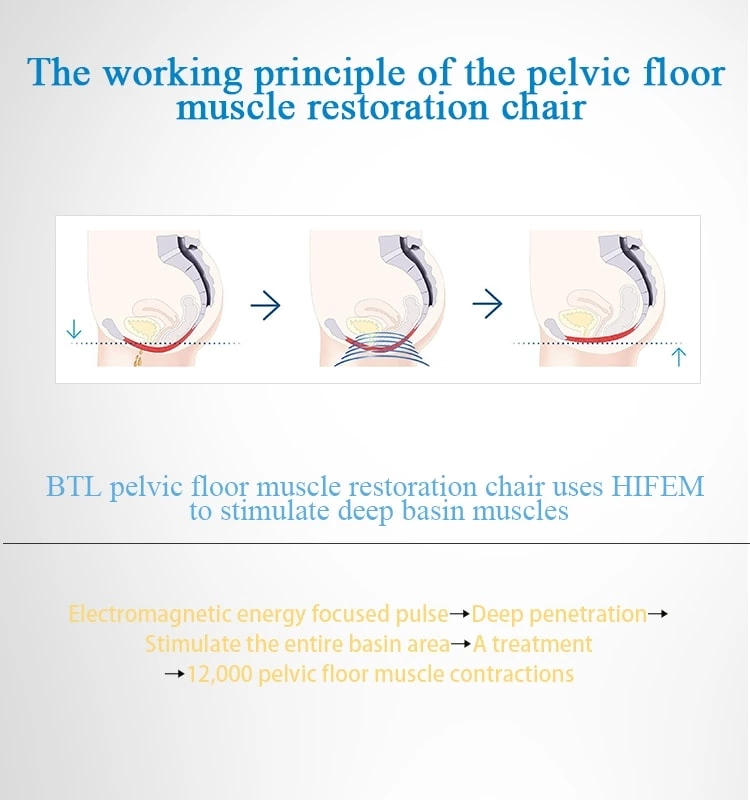 Hips Trainer Repair Pelvic Floor Muscle Building Ems Sella Chair Machine