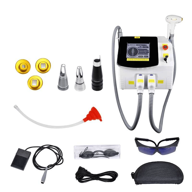 2 in 1 pico and 808nm Laser Hair Removal Machine