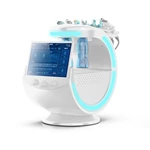 Newest Skin Care 7 in 1 Intelligent Ice Blue RF Oxygen Jet Facial Machine