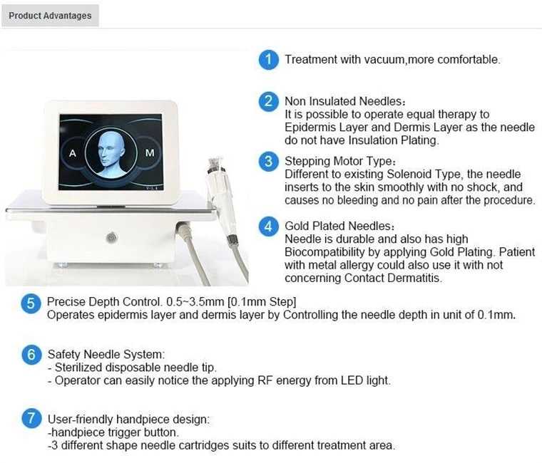 RF MicroNeedle Skin Rejuvenation Facial Machine