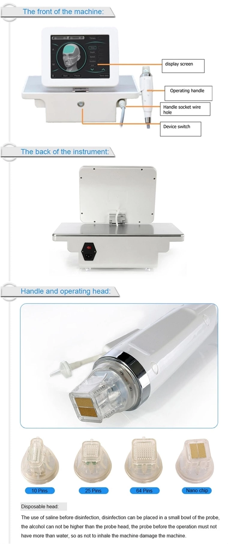 fractional rf microneedle