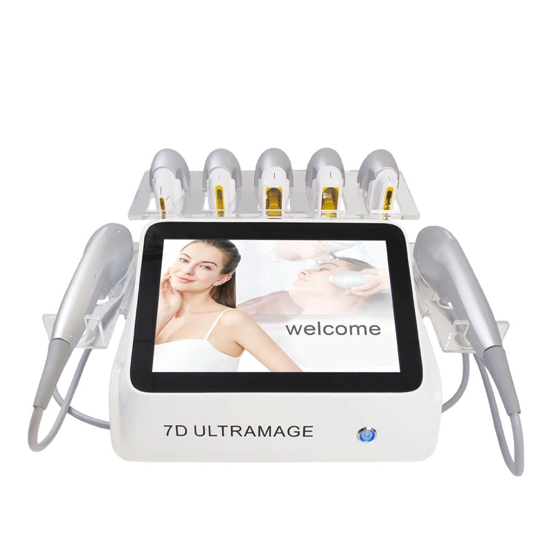 Portable 7d Hifu with 30000 shots vmax v max anti-wrinkle 7D Ultramage ultramax hifu