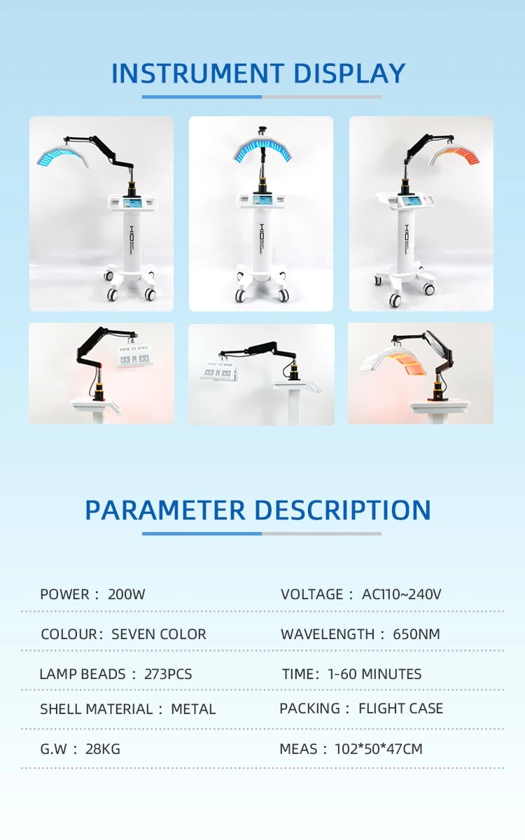 colorful led photon therapy