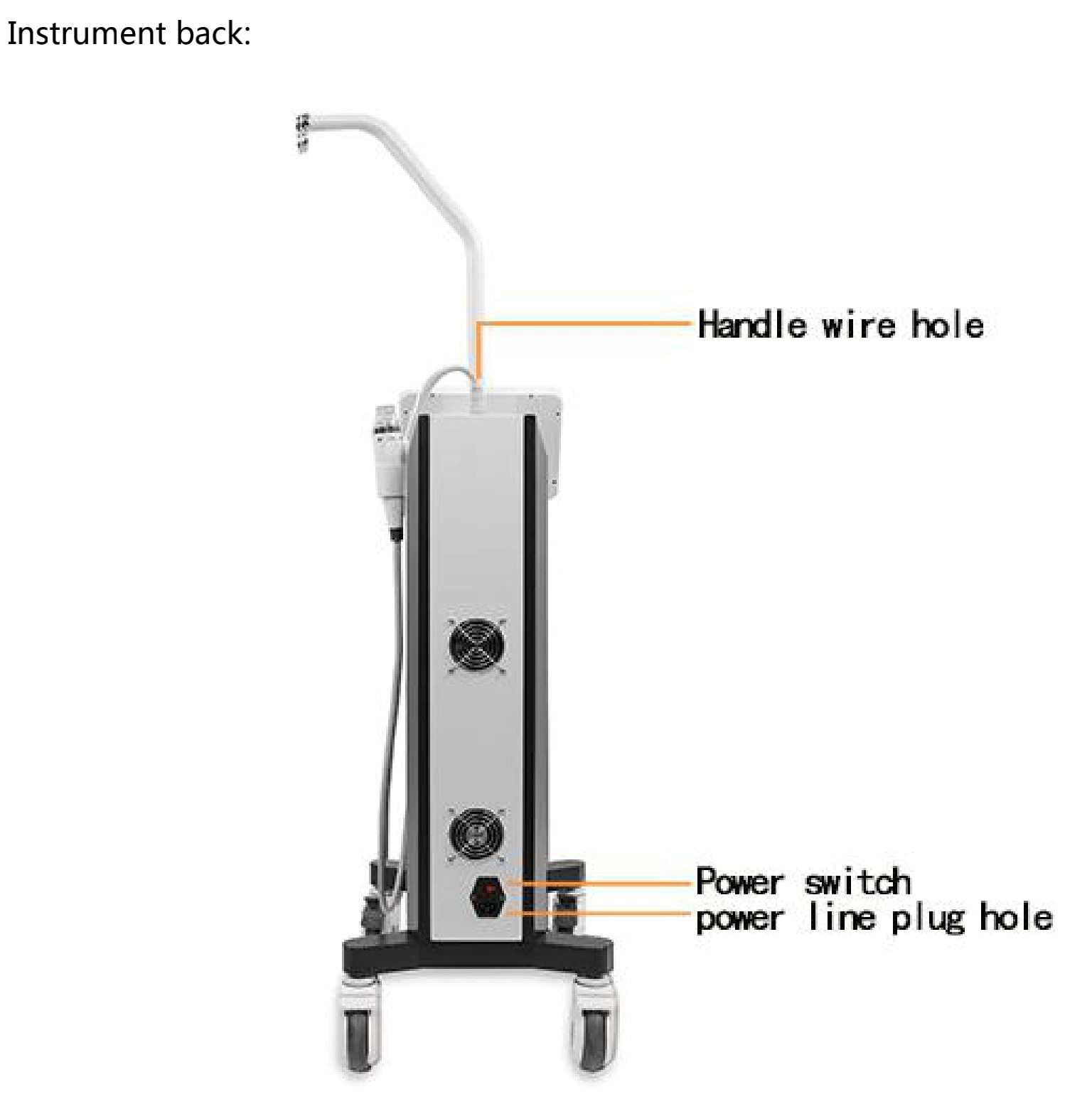 Stationary Gold Radio Frequency Microcrystal Needle Machine