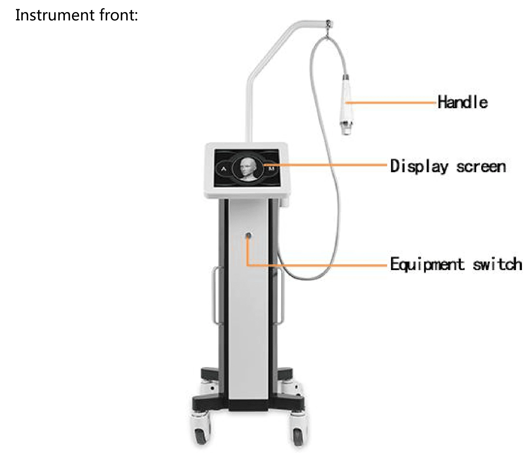 Stationary Gold Radio Frequency Microcrystal Needle Machine