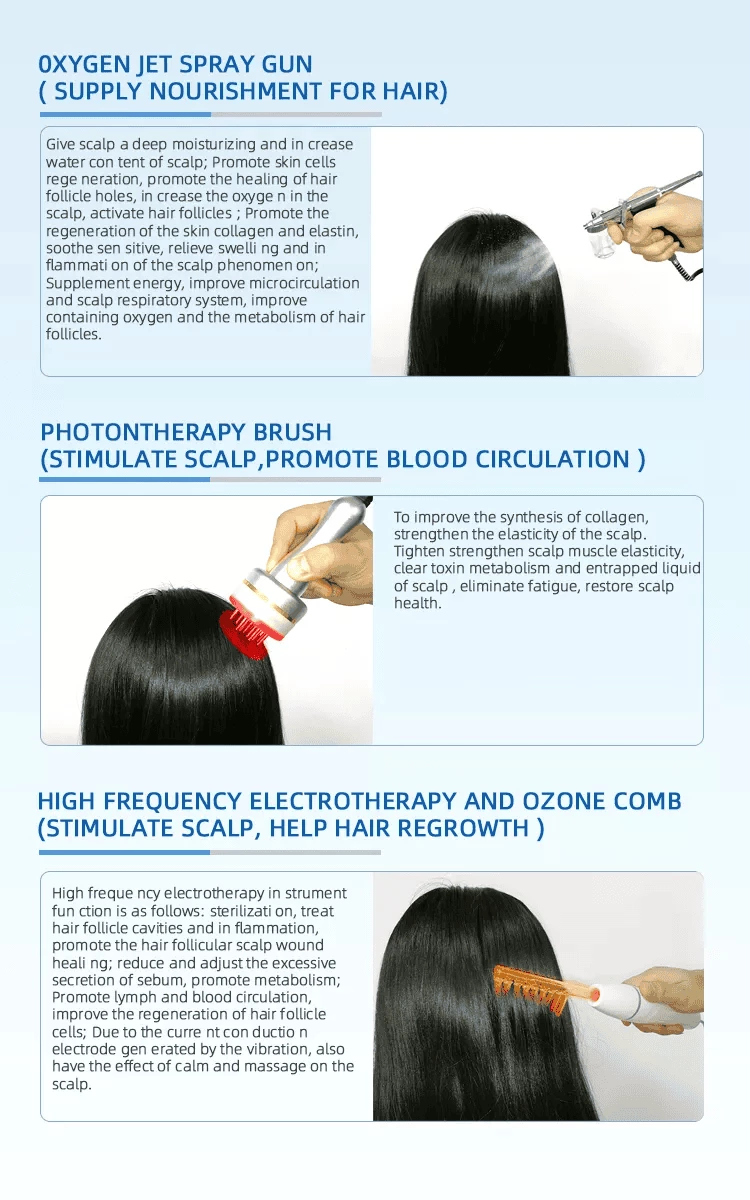 Diode Laser 650nm scalp treatment hair regrowth laser machine