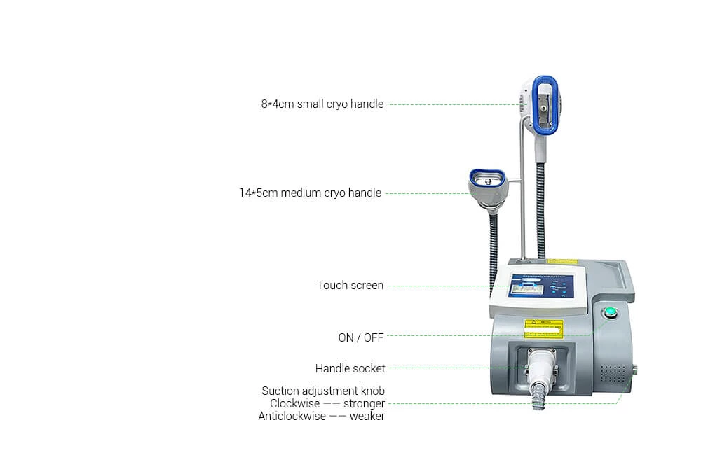 Portable cryo fat freezing machine