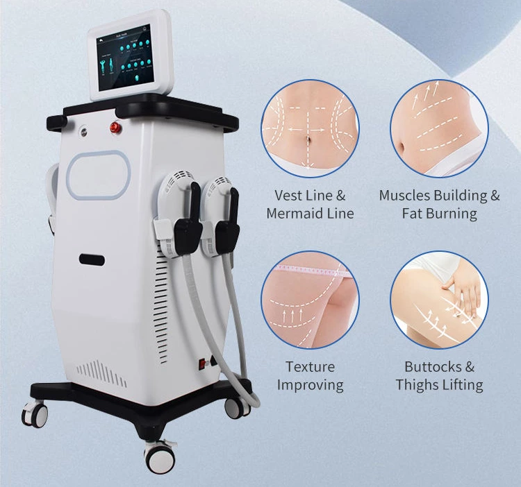 rf fat burning stimulator vestline mermaid line body sculpting butt muscles tightening machine