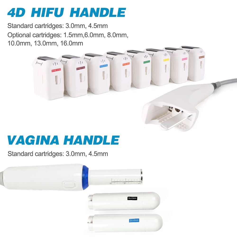 Portable 4D HIFU Face lift & hifu vaginal tightening machine