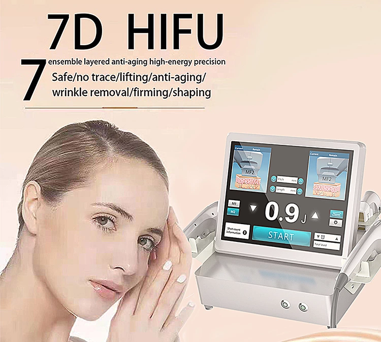 Face lifting body slimming anti-wrinkle ultrasonic 7d hifu liposonixed hifu plus cartouches hifu