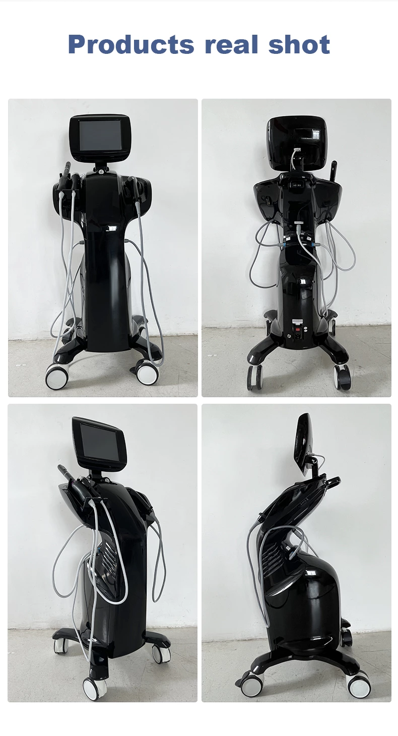 Vertical 7d hifu vaginal tightening machine body slimming hifu 3 in 1 rf microneedle machine