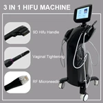 Vertical 7d hifu vaginal tightening machine body slimming hifu 3 in 1 rf microneedle machine