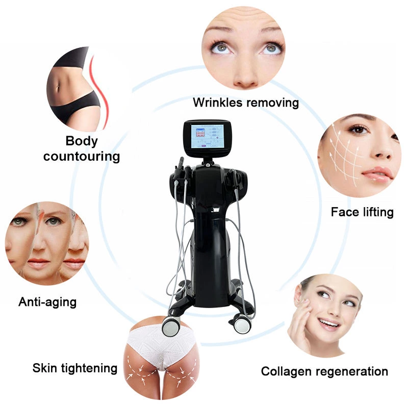 Vertical 7d hifu vaginal tightening machine body slimming hifu 3 in 1 rf microneedle machine